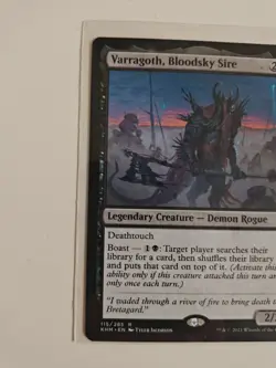 Varragoth, Bloodsky Sire - Kaldheim - 115 - Rare - Near Mint - MTG - Image 3
