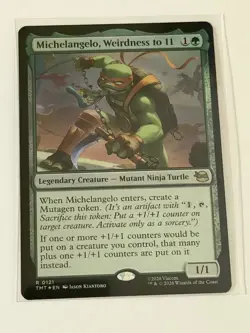 Michelangelo, Weirdness to 11 Teenage Mutant Ninja Turtles Foil 121 - Image 1