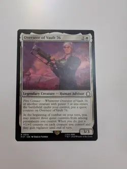 MTG - Overseer of Vault 76 - Fallout (PIP) NM/M Condition - Image 1