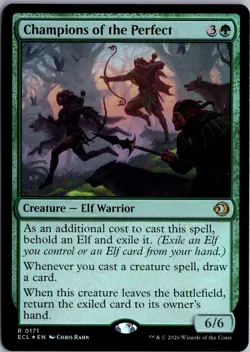 Champions of the Perfect R Lorwyn Eclipsed 171 NM Foil Magic - Image 1