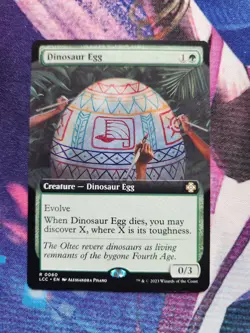 MTG LCC - Dinosaur Egg Extended Art NM - Image 1