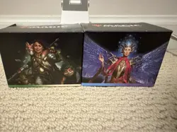 MTG Wilds of Eldraine Commander Deck Set of 2 Fae Dominion & Virtue And Valor - Image 1