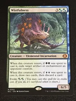 MTG Lorwyn Eclipsed Wistfulness 0252 NM Mythic - Image 1