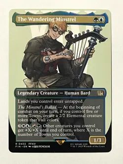 The Wandering Minstrel (Borderless) | MTG | NM - Image 1