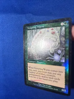 1x FOIL TEMPTING WURM x1 LP Onslaught MtG Magic fast shipping - Image 3