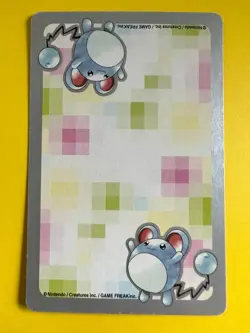 Togepi pokemon Playing Poker Card Silver Marill Nintendo Japanese - Image 4