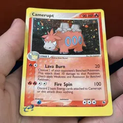 Camerupt Holo EX Ruby & Sapphire 4/109 Pokemon Card - Image 3