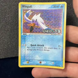 Wingull 81/107 Reverse Holo Stamped EX Deoxys Pokemon Card HP - Image 3