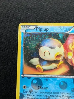 Mint Pokemon Piplup Unique Reverse Holo RC6/RC25 Legendary Treasures - Image 2