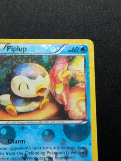 Mint Pokemon Piplup Unique Reverse Holo RC6/RC25 Legendary Treasures - Image 3