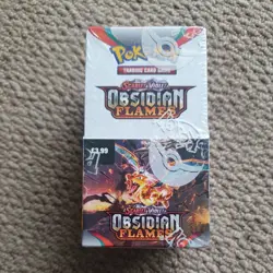 Pokemon TCG Obsidian Flames Half Booster Box 18 Packs Brand New And Sealed - Image 1