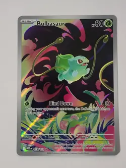 Bulbasaur 133/132 Illustration Rare Pokemon Mega Evolution - Image 1