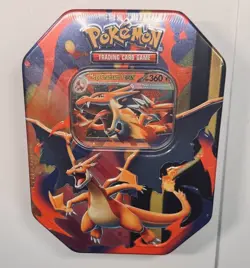 Pokemon TCG - Mega Charizard Y ex Tin Sealed Ships Fast - Image 1