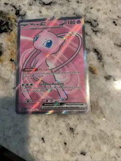 Mew ex Full Art Ultra Rare 193/165 Scarlet & Violet 151 Mint English Pokemon TCG - Image 1