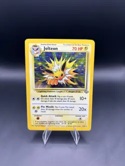 Pokemon Jolteon Jungle 4/64 Holo Rare Unlimited English Card - MP+ - Image 1