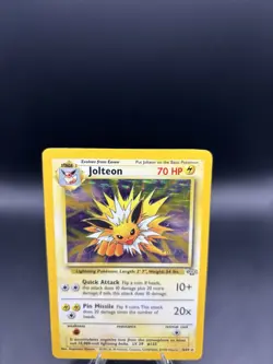 Pokemon Jolteon Jungle 4/64 Holo Rare Unlimited English Card - MP+ - Image 2