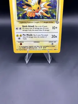 Pokemon Jolteon Jungle 4/64 Holo Rare Unlimited English Card - MP+ - Image 3