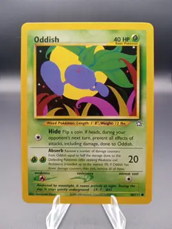 2000 Pokemon Neo Genesis Oddish #68 Extremely LP - Image 1