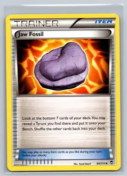 Jaw Fossil 94/111 Furious Fists Pokemon TCG Trainer Item Card Tyrunt Evolution - Image 1