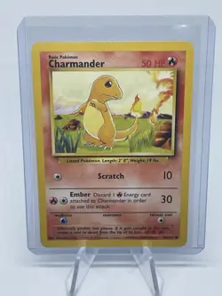 Pokemon Original 1999 Base Set Charmander Pokemon Card 46/102 - Image 1