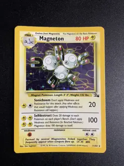 Magneton | 11/62 | Fossil | Holo | Pokemon Card | LP - Image 1