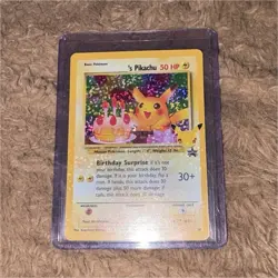 Pokemon 1999 - 2021 Celebrations Birthday Pikachu 24/53 Holo English - Image 1