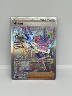 Miriam 251/198 Scarlet & Violet Base SIR Trainer Pokemon Card NM - Image 1