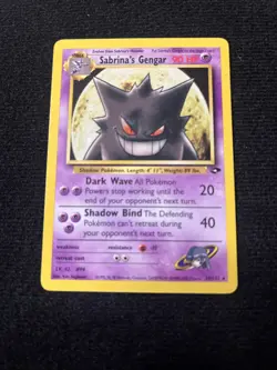 Pokemon TCG Sabrina's Gengar Gym Challenge 29/132 Non-Holo Rare - Image 1
