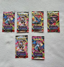 New Pokemon TCG Mega Evolution Phantasmal Flames Booster Packs Sealed X6 Packes - Image 1