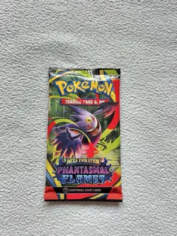 New Pokemon TCG Mega Evolution Phantasmal Flames Booster Packs Sealed X6 Packes - Image 3