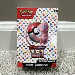 Pokemon TCG Scarlet & Violet 151 Booster Bundle Box Mew Bulbasaur Charmander - Image 1
