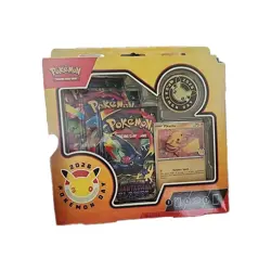 Sealed 30th Anniversary Pokemon Day 2026 Box w/ Pikachu Promo & Coin. In Hand - Image 2