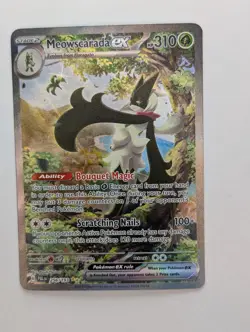 Meowscarada ex 256/193 Pokemon Paldea Evolved Special Illustration Rare NM 2023 - Image 1
