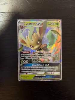 Pokemon TCG Sun & Moon: Ultra Prism Leafeon GX - 13/156 NM - Image 1