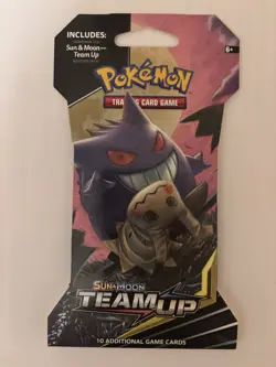 Pokemon Team Up Blister Pack Gengar & Mimikyu Artwork NEW SEALED! - Image 1