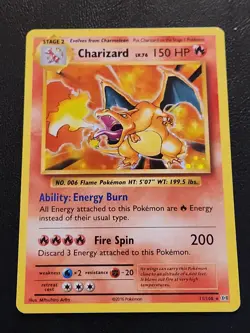 Pokemon 2016 XY Evolutions Rare Holo Charizard 11/108 - Image 1