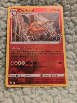 Charizard 010/078 Pokemon GO Reverse Holo Lp 3526 - Image 1