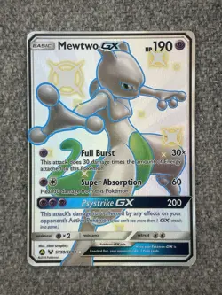 Pokemon NM Mewtwo GX SV59/SV94 Hidden Fates - Image 1