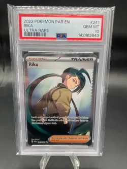 2023 POKEMON PAR EN-PARADOX RIFT #241 RIKA ULTRA RARE - PSA 10 GEM MT - Image 1