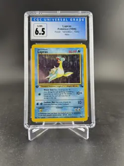 1999 Pokemon Lapras Holo Fossil 1st Edition - CGC 6.5 EX-MT BLUE LABEL - Image 1