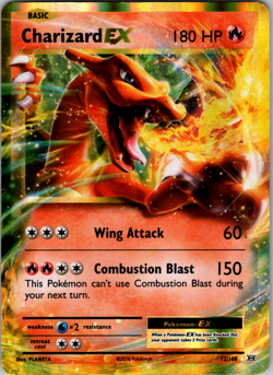 Charizard EX 12/108 Ultra Rare XY Evolutions Pokemon TCG Pack Fresh Near Mint NM - Image 1