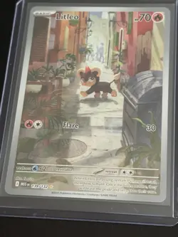 Litleo Illustration Rare 139/132 Mega Evolution English Pokemon TCG NM - Image 1
