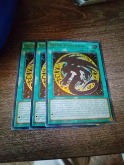 3x Yugioh Divine Evolution EG01-EN004 Ultra Rare 1st Ed - Image 1