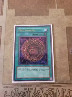 YUGIOH MEGAMORPH MRL-061 ULTRA UNLIMITED ED MP 1996 - Image 1