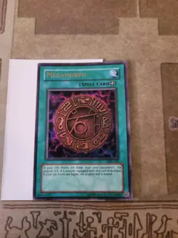 YUGIOH MEGAMORPH MRL-061 ULTRA UNLIMITED ED MP 1996 - Image 2