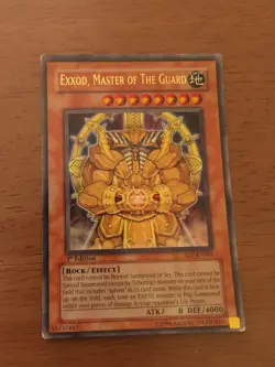 Yu-Gi-Oh! EXXOD MASTER OF THE GUARD SD7-EN001 ULTRA RARE 1st Edition - Image 1