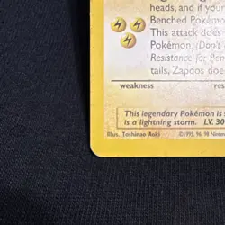 Pokemon TCG Zapdos Promo Card #23 Promo Cards 2000 - Image 5