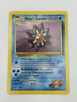 Pokemon Card Lot: Misty's Staryu And Starmie 92/132 - 56/132 Gym Heroes Regular - Image 3