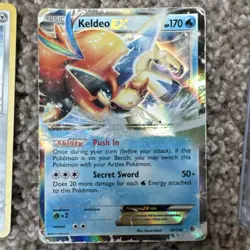 Pokemon TCG Holo EX GX V Card Lot - Marshadow, Zacian, Keldeo, Zapdos, Mewtwo - Image 5