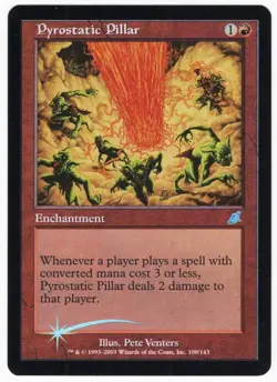 Pyrostatic Pillar 2003 Scourge FOIL Red Uncommon Enchantment MTG NM AZ1 - Image 1